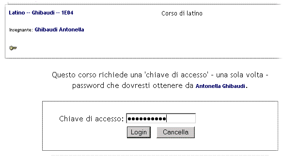 Chiave di Accesso